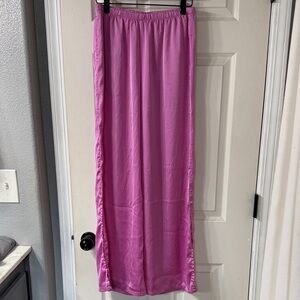 Auden Hot Pink Elastic-Waist Pajama Pants Size Small